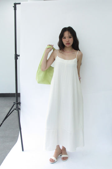 Midi strap dress - 0D0713 - White