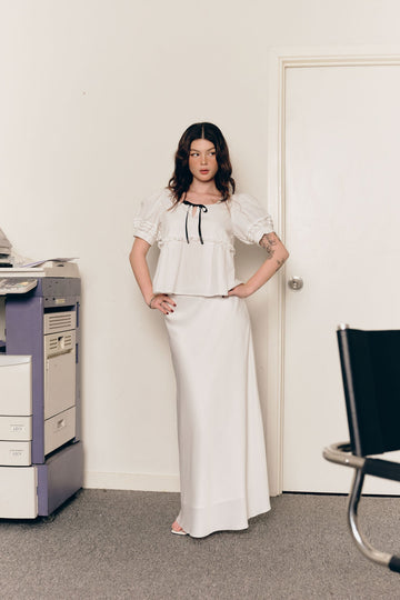 Silk Midi Skirt - 0S0279