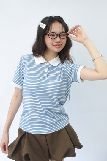 Pleated A-line skirt - 0S0288 - Brown