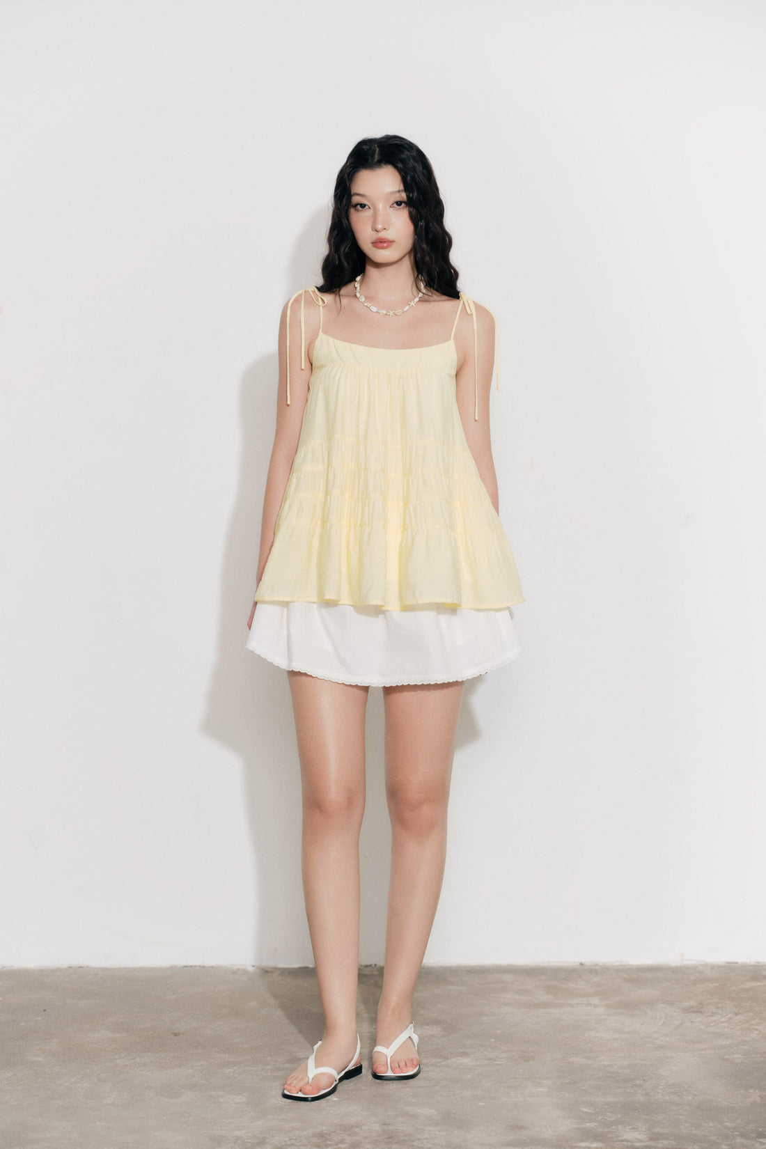 Two-Strap Flare Top - 1T1080 - Yellow