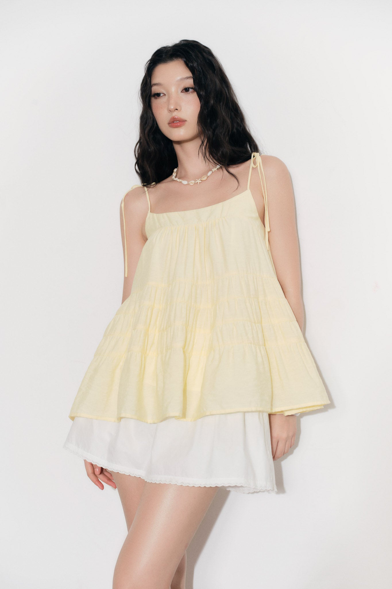Two-Strap Flare Top - 1T1080 - Yellow