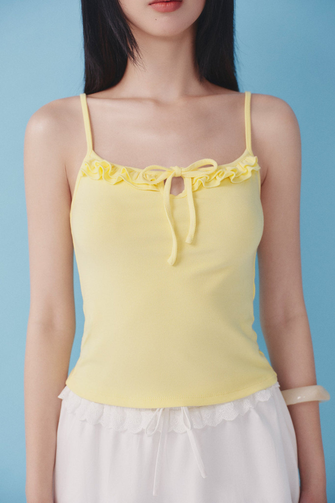 Short Ruffle Skirt - S0284 - White